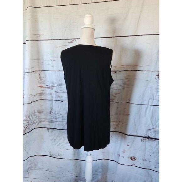 Eileen Fisher Viscose Blend Tunic Length Tank Size Large - Picture 2 of 6
